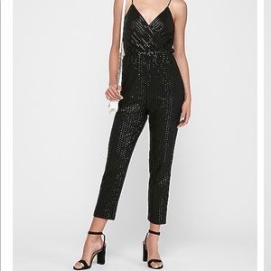Brand new express sequin jumpsuit